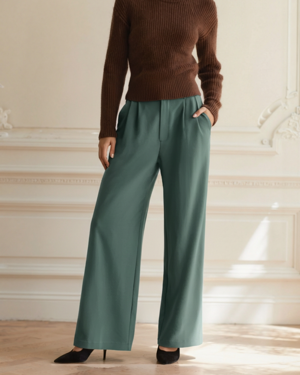 Serena Wide-Leg Trousers